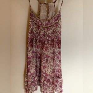 Bohemian floral print summer dress